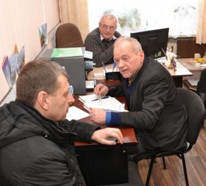 Миорчане на приёме у главного правового инспектора труда