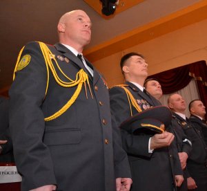 Миорские правоохранители отметили столетие белорусской милиции