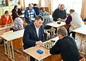 Встречались шашисты, шахматисты и теннисисты Миорщины