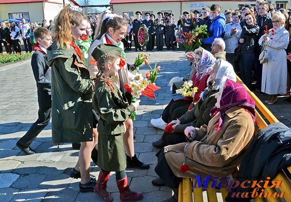 В Миорах отметили 72-ю годовщину со Дня Победы
