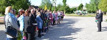 Митинг на площади Памяти павших борцов в Миорах