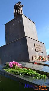 Митинг на площади Памяти павших борцов в Миорах