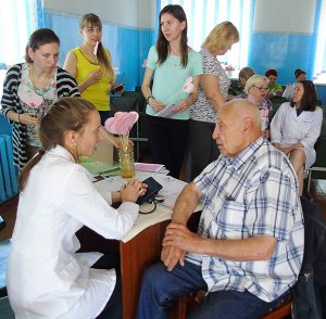 Прошла акция в Миорах "Цифры здоровья: артериальное давление"