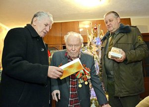 Участников Великой Отечественной, проживающих на Миорщине, посетили с поздравлениями
