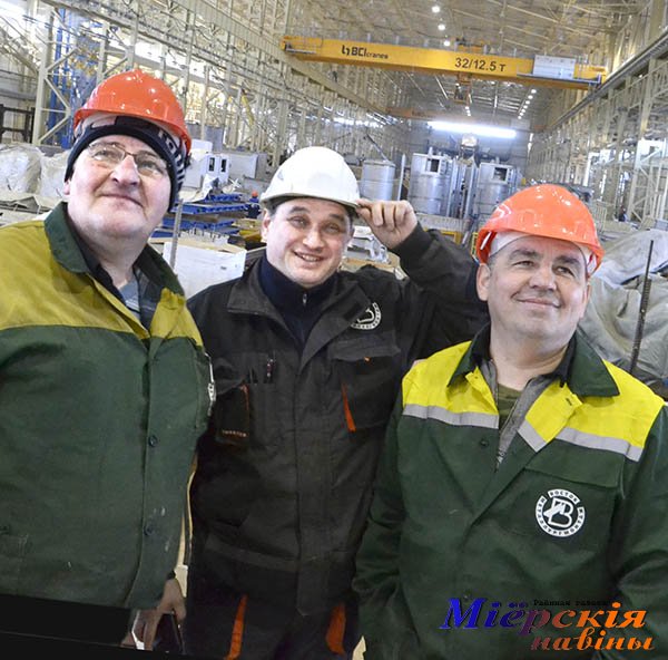 На Миорском металлопрокатном заводе работают монтажники из РФ