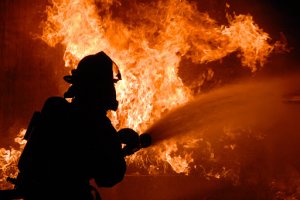 24 ноября в Дисне сгорел жилой дом