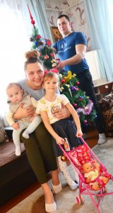 Семья Немененков из Повятья: День рождения -  в Новый год