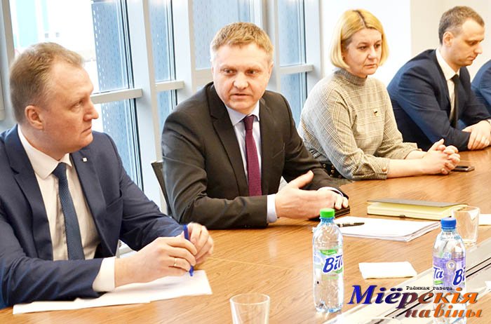 Министр экономики Беларуси Александр ЧЕРВЯКОВ посетил металлопрокатный завод в Миорах