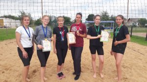 Известны результаты соревнований по миорскому пляжному волейболу