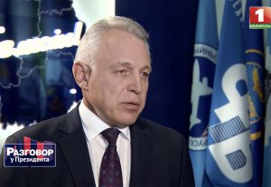 Председатель Федерации профсоюзов Беларуси Михаил Орда дал эксклюзивное интервью Агентству теленовостей