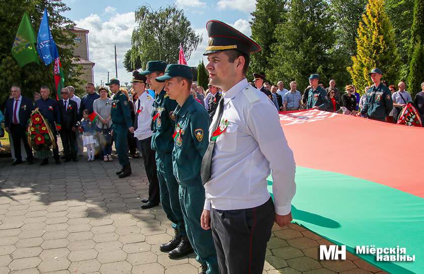 На Міёршчыне прайшлі святочные мерапрыемства прысвечанныя Дню Незалежнасці і Дню вызвалення ад нямецка-фашысцкіх захопнікаў