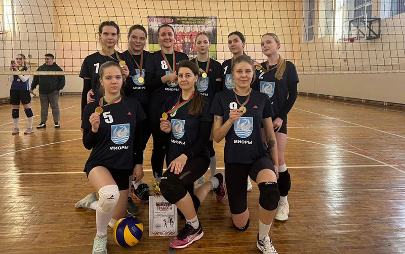 Женская команда г. Миоры вновь одержала победу в открытом турнире по волейболу в Глубоком