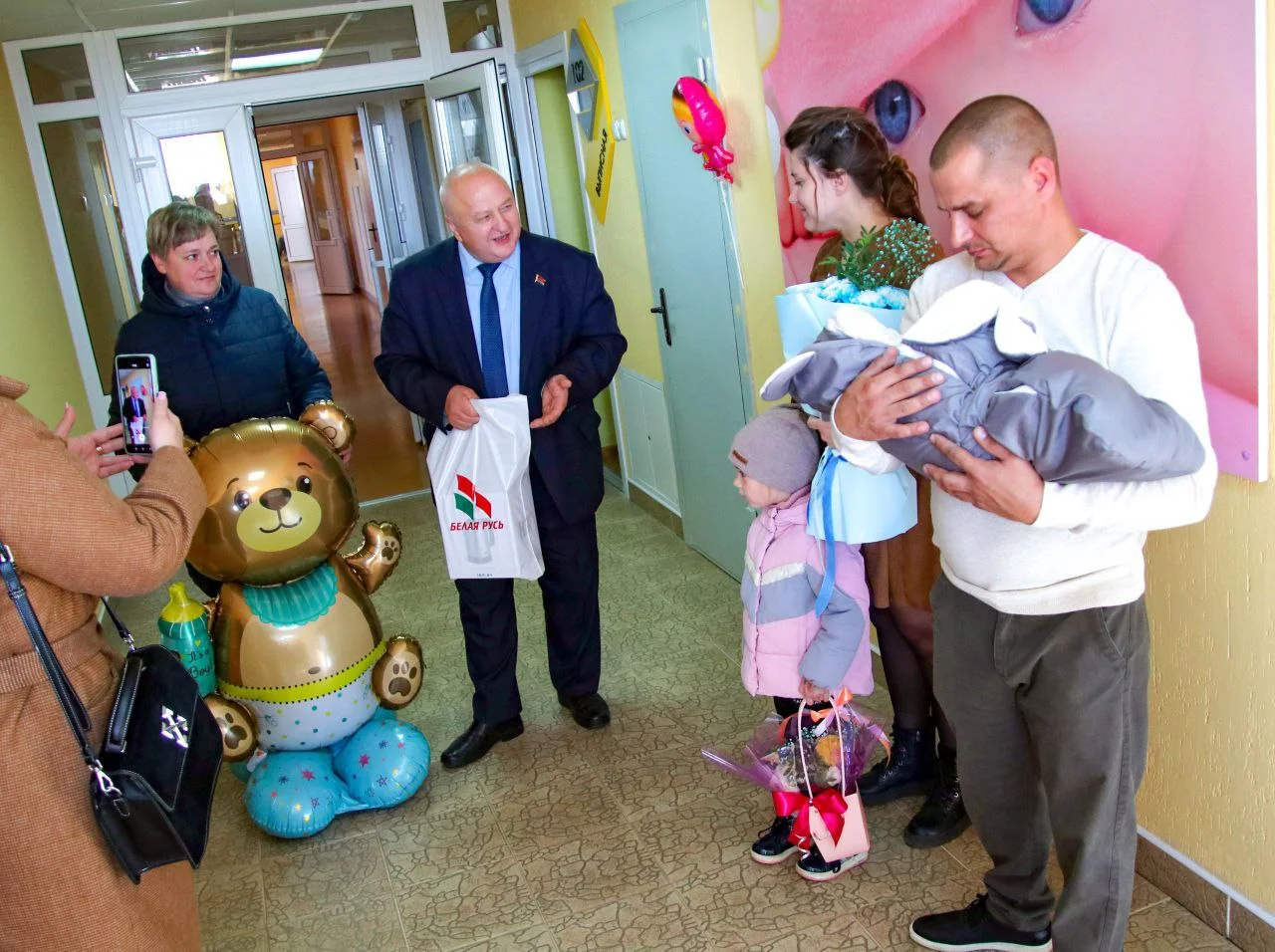 На неделе родительской любви поздравили с рождением сына семью Малышевых