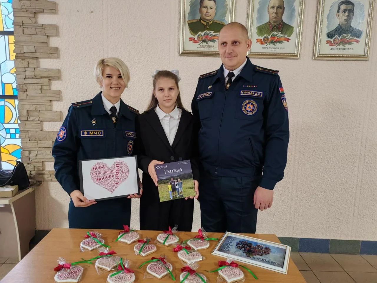 Семейное призвание: единство миорчан Дениса и Ольги Гиржда на службе и дома